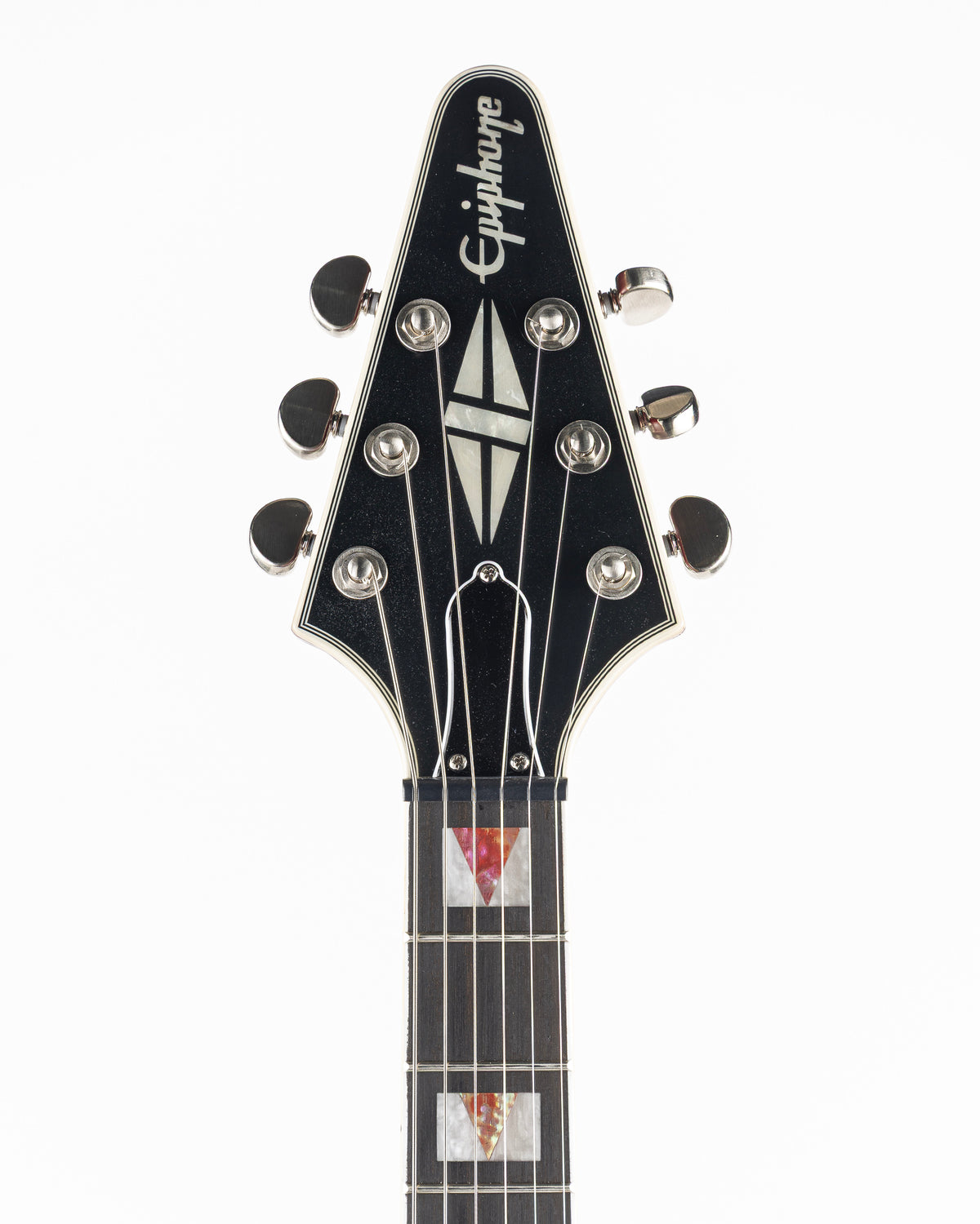 USED 2024 Epiphone Prophecy Flying V Electric Guitar - Aged Bengal Tiger Burst