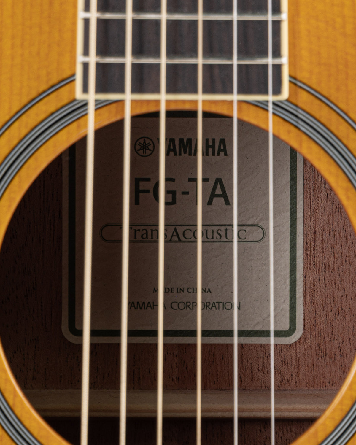 USED 2025 Yamaha FG-TA TransAcoustic Dreadnought Acoustic Electric Guitar - Vintage Tint