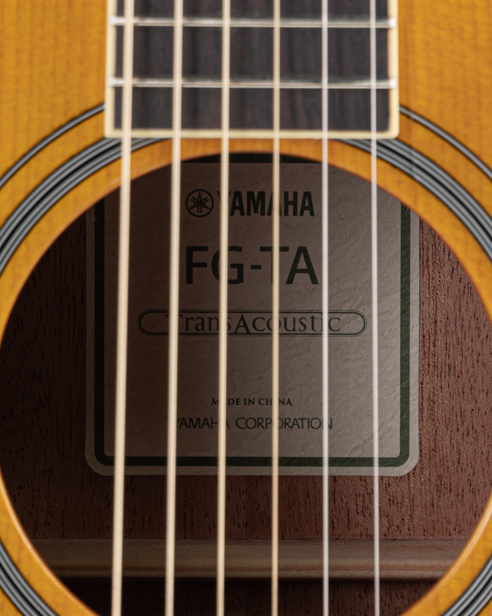 USED 2025 Yamaha FG-TA TransAcoustic Dreadnought Acoustic Electric Guitar - Vintage Tint