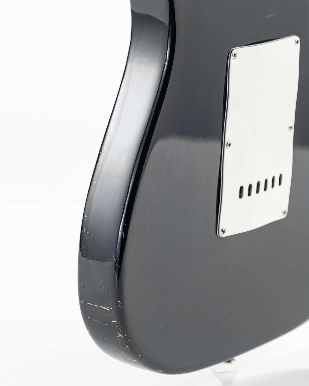 USED 90's Lotus Stratocaster Copy Electric Guitar - Black Gloss