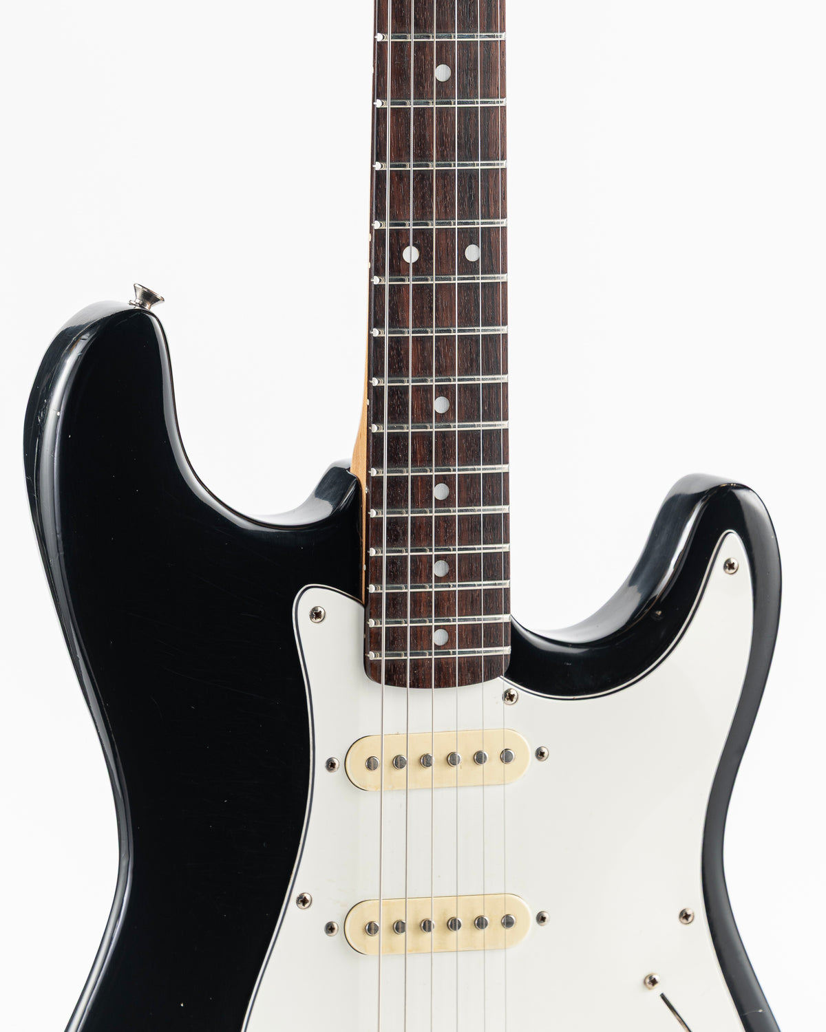 USED 90's Lotus Stratocaster Copy Electric Guitar - Black Gloss