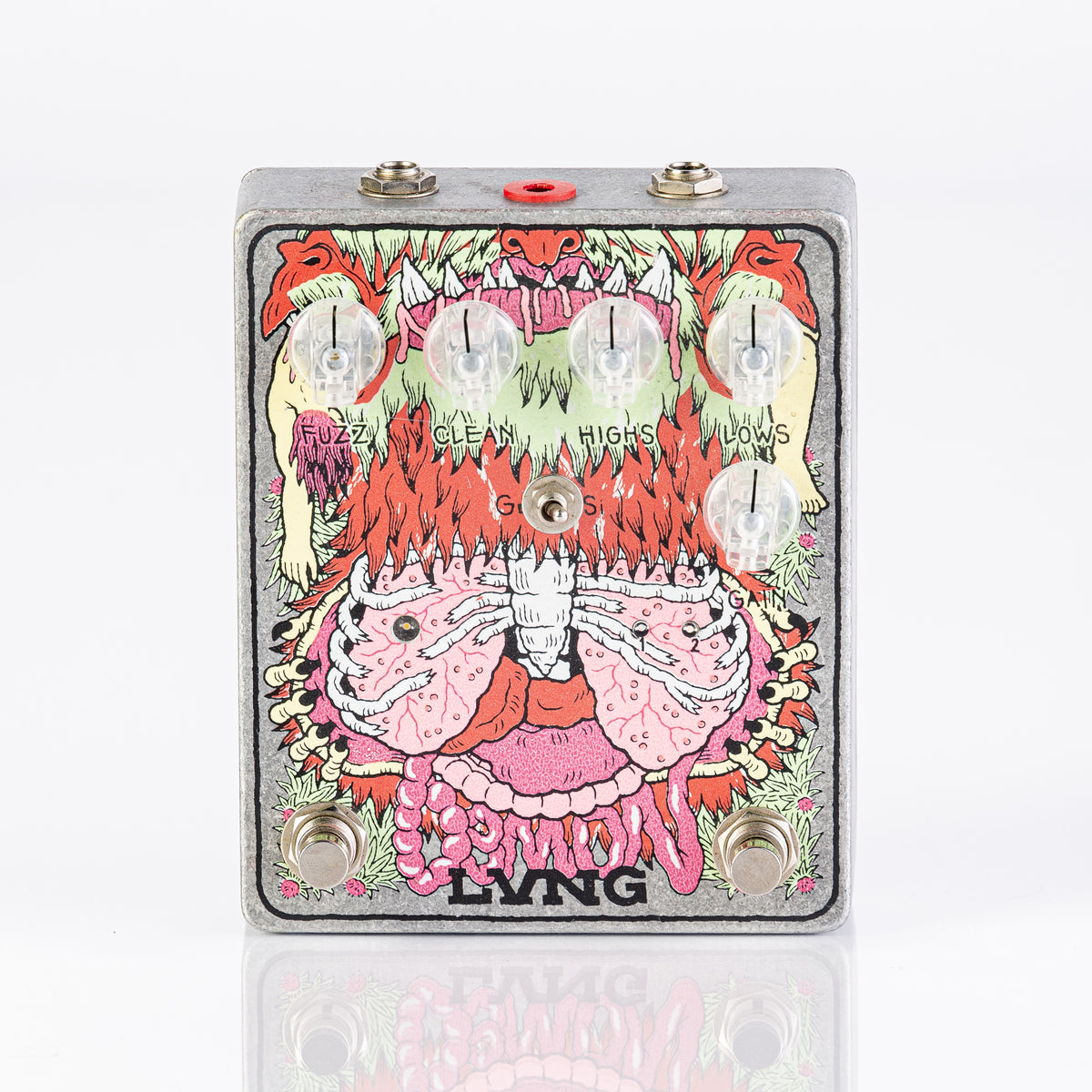 USED Abominable Electronics DEMON LUNG Fuzz Guitar Pedal