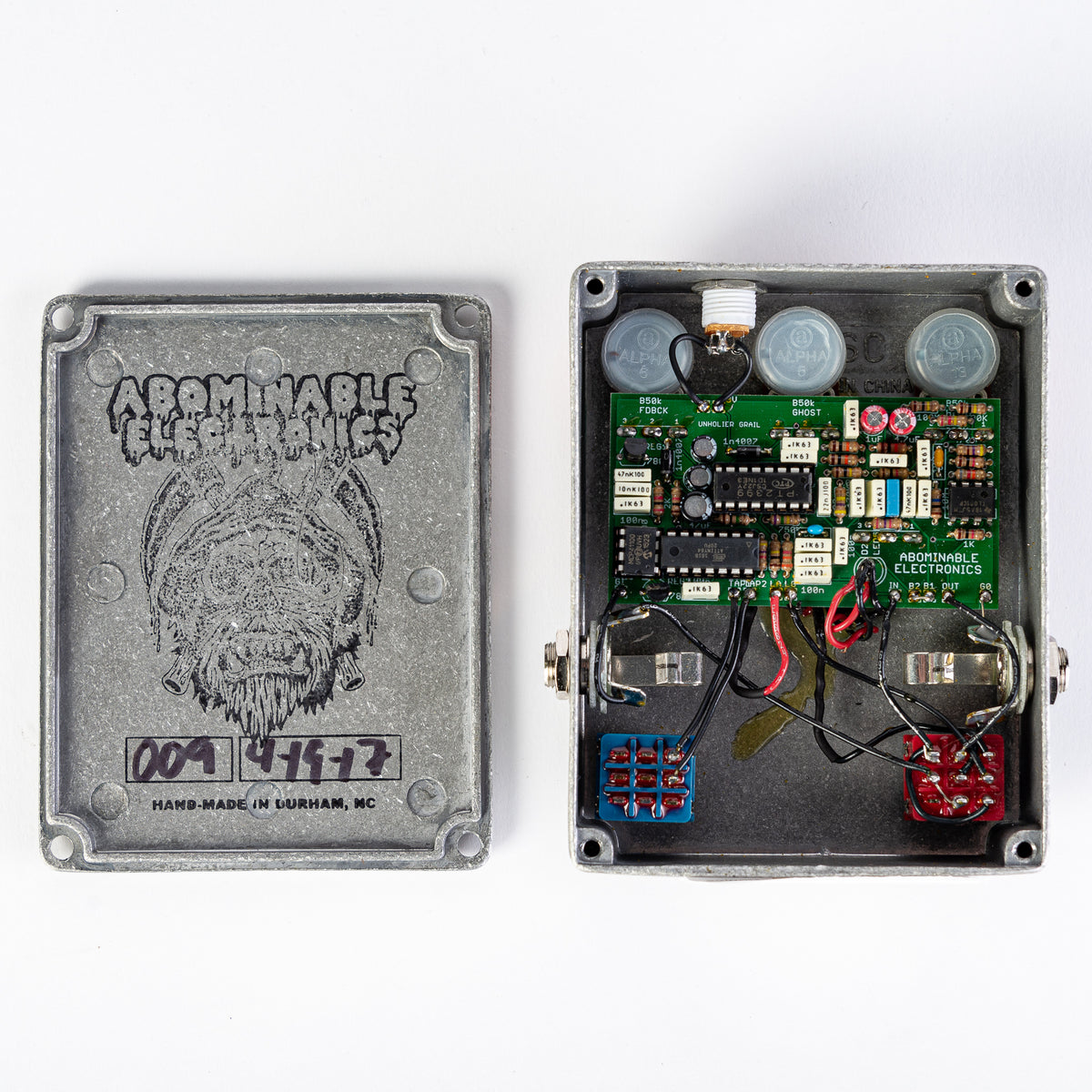 USED Abominable Electronics Unholier Grail Analog Delay/Boost Pedal