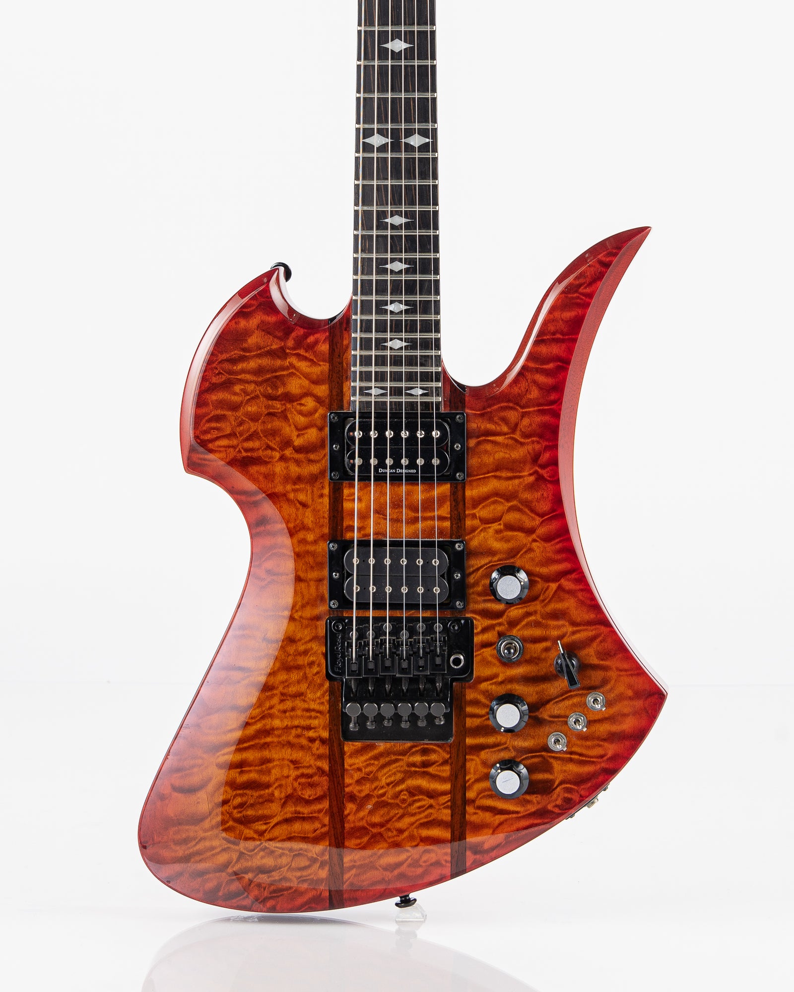 USED B.C. Rich Mockingbird ST Electric Guitar- Transparent Honey Burst