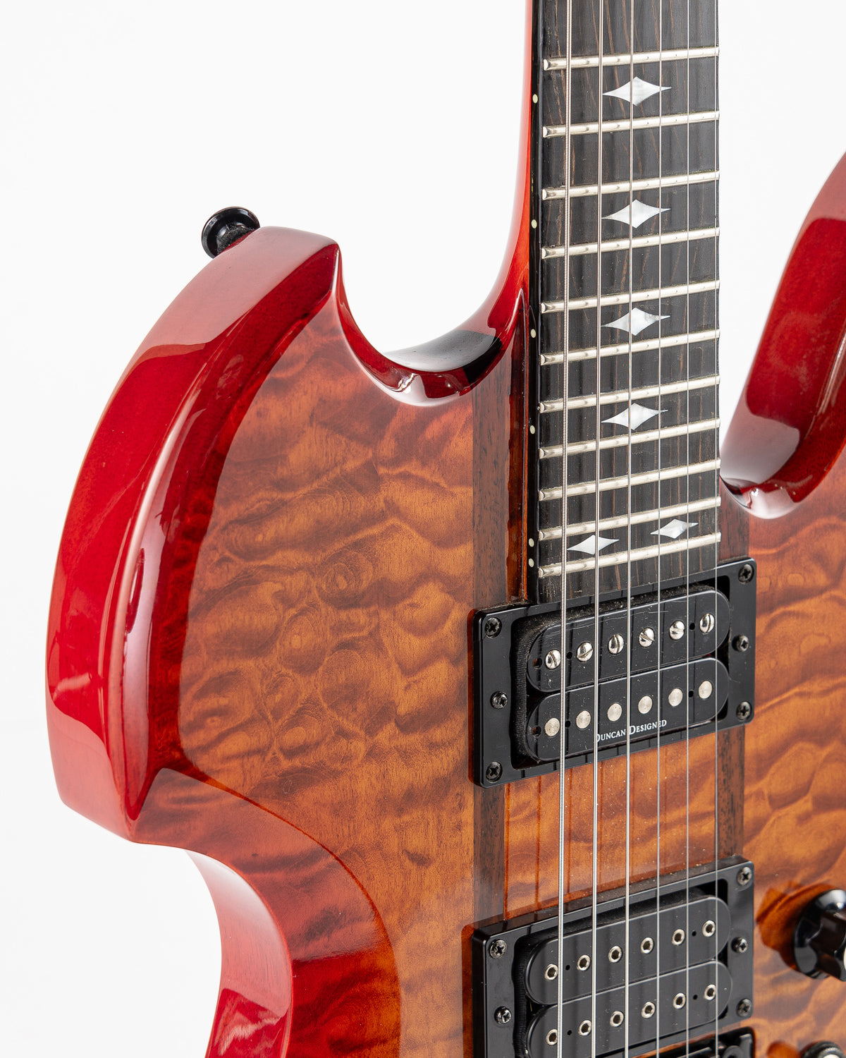 USED B.C. Rich Mockingbird ST Electric Guitar- Transparent Honey Burst