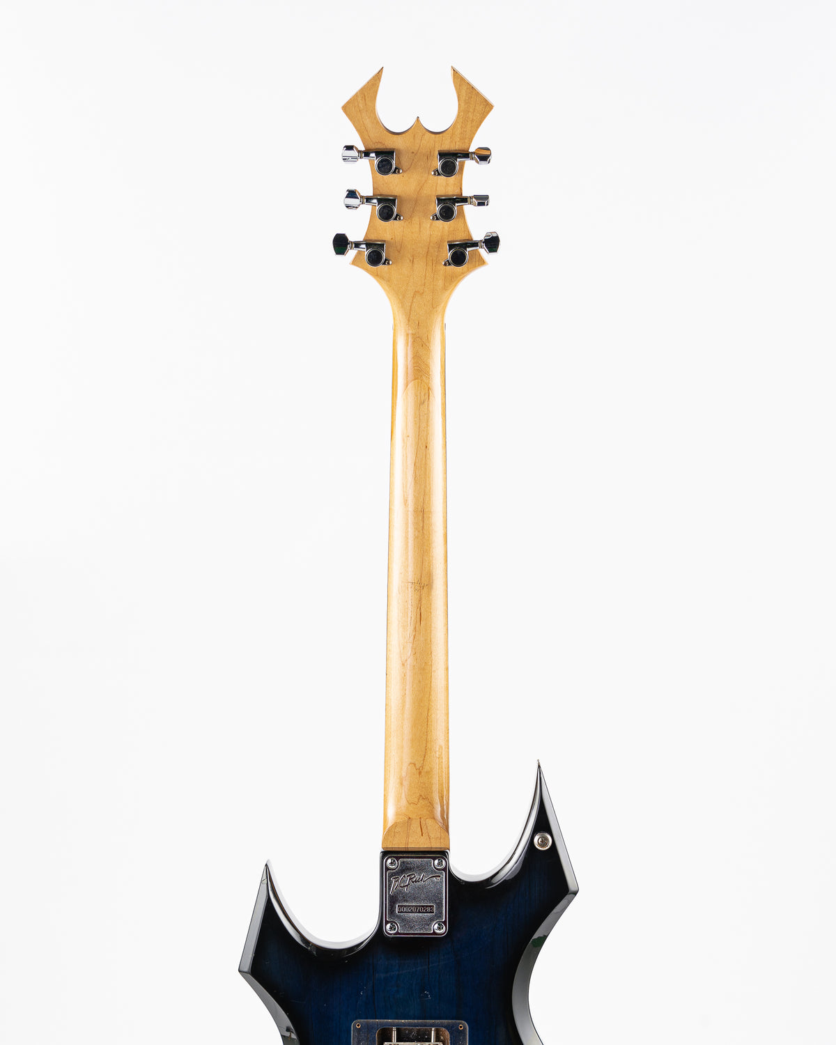 USED BC Rich Warlock Platinum Series Electric Guitar - Blue Burst