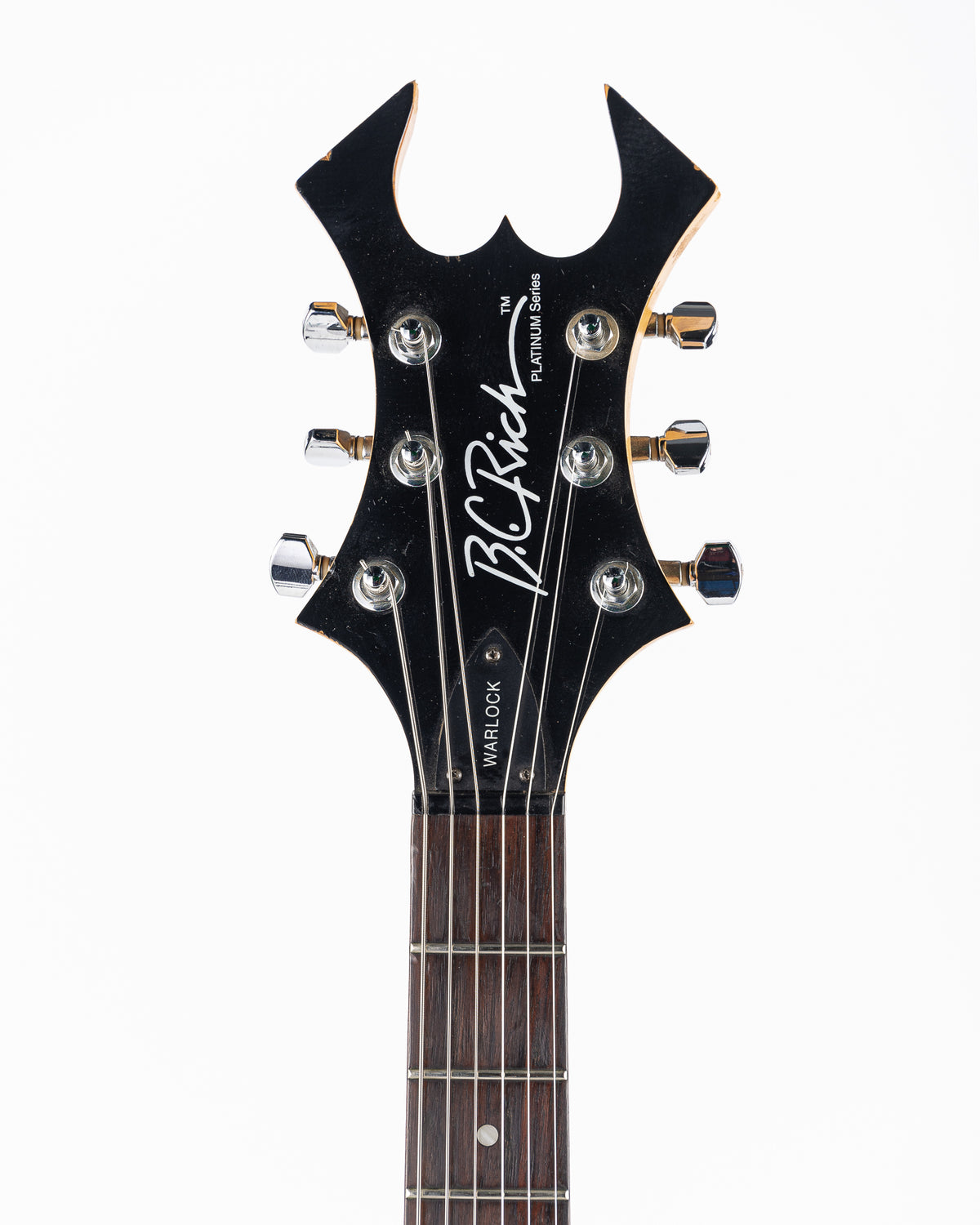 USED BC Rich Warlock Platinum Series Electric Guitar - Blue Burst