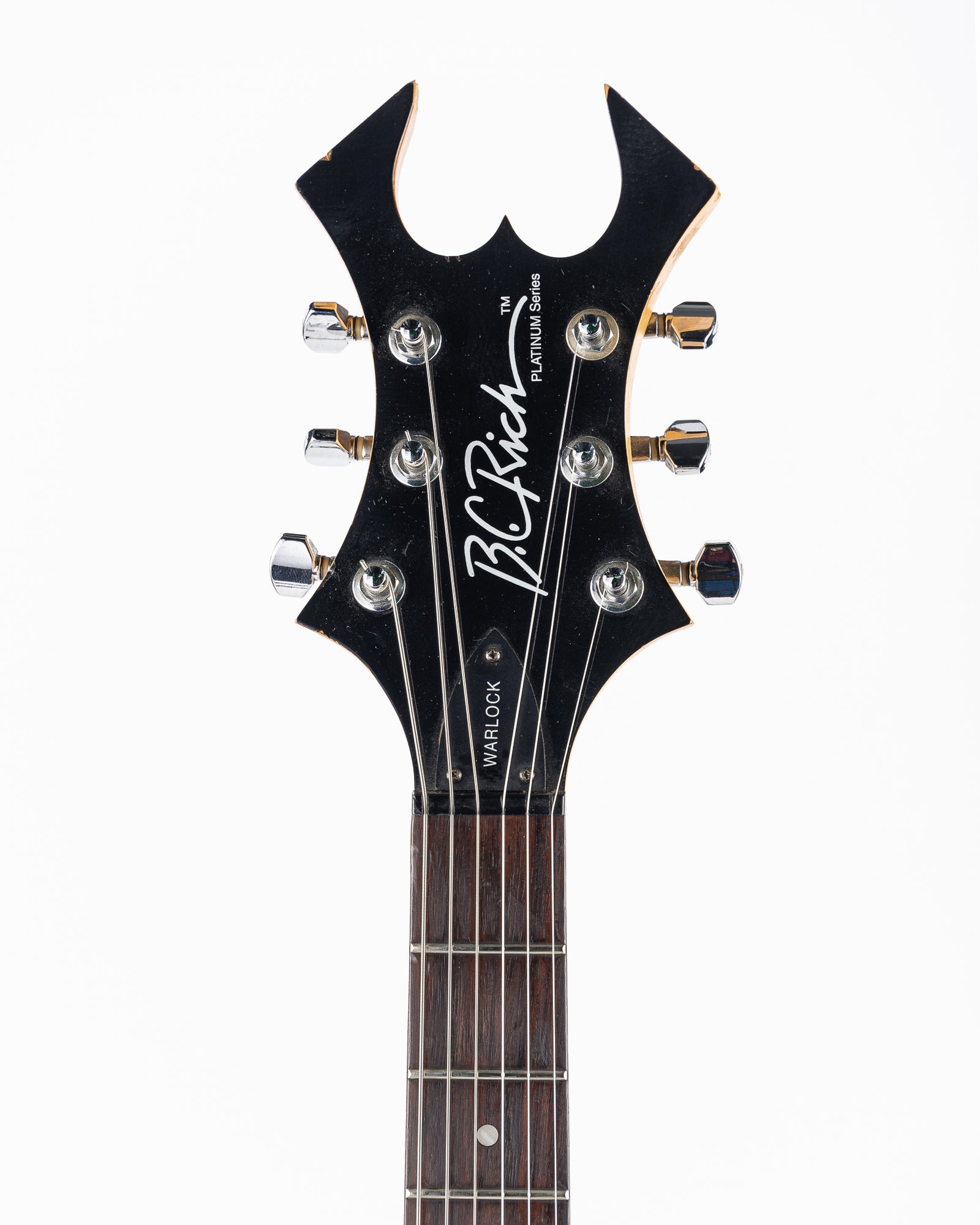 USED BC Rich Warlock Platinum Series Electric Guitar - Blue Burst