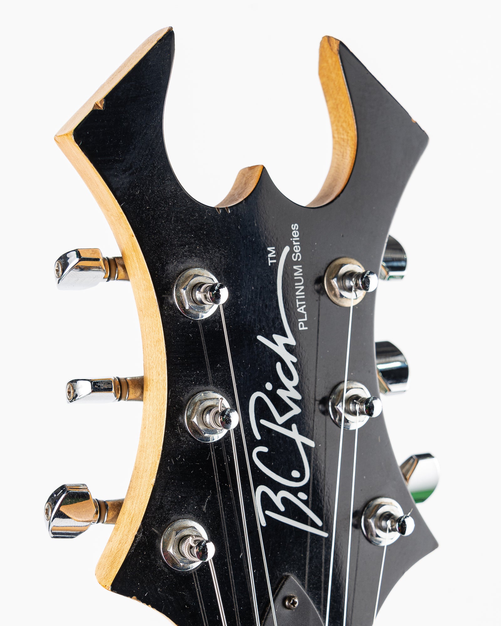 USED BC Rich Warlock Platinum Series Electric Guitar - Blue Burst