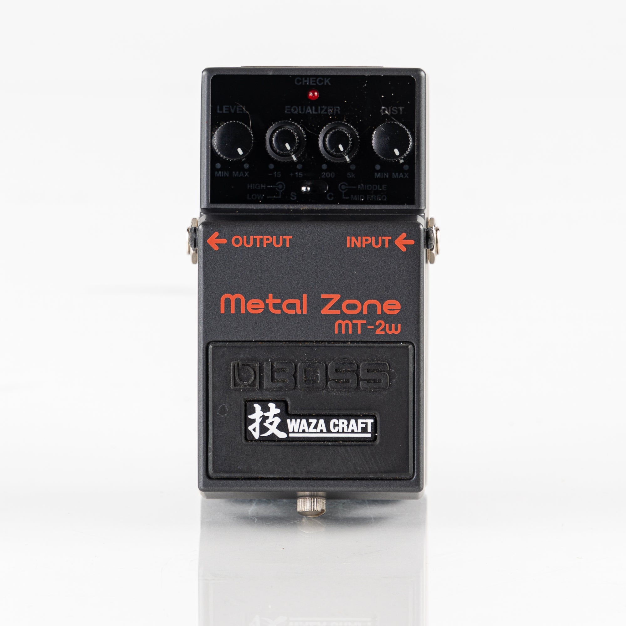 USED Boss MT-2W Waza Craft Metal Zone Distortion Pedal