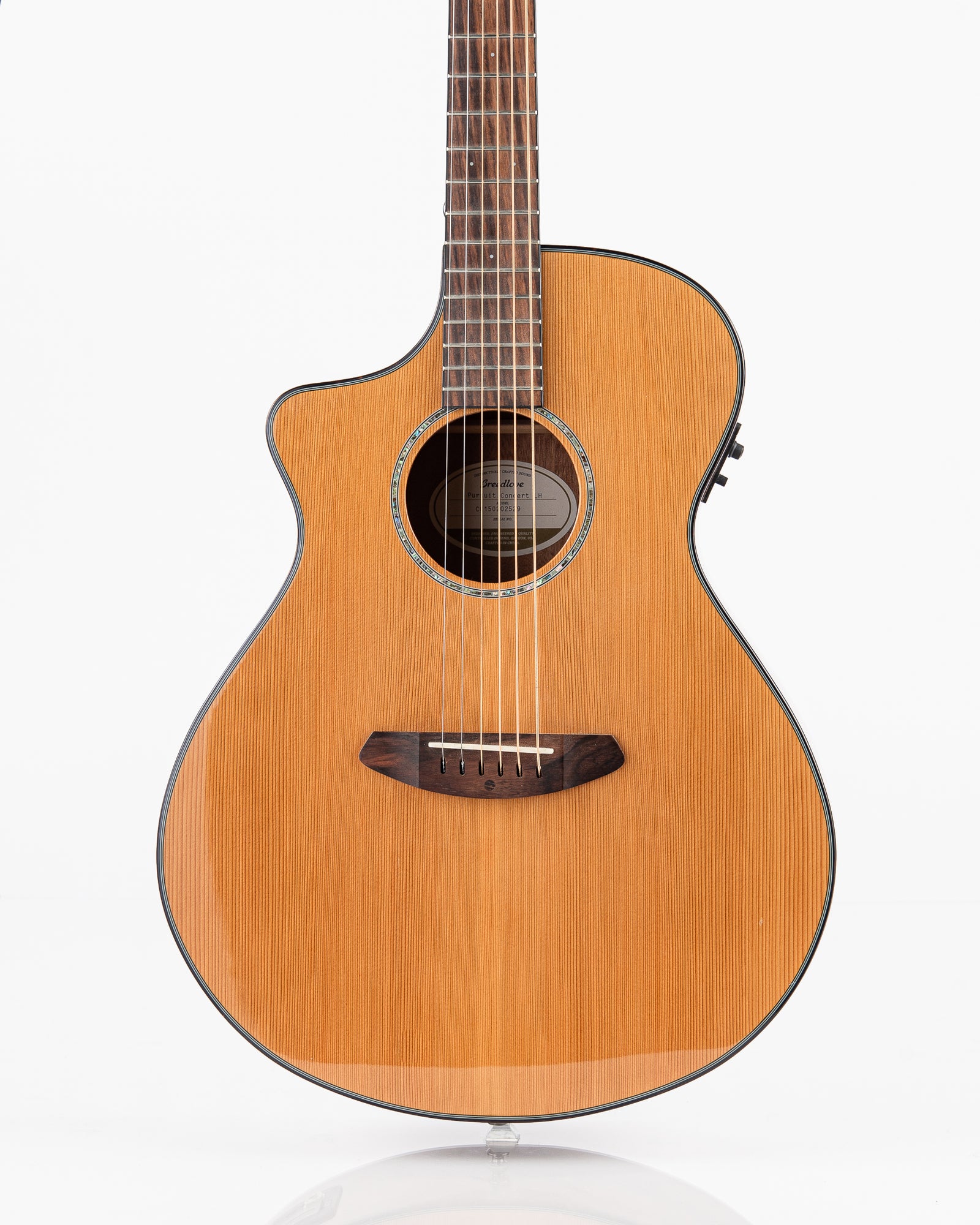 USED Breedlove Pursuit Concert Left Handed Acoustic Electric Guitar - Natural