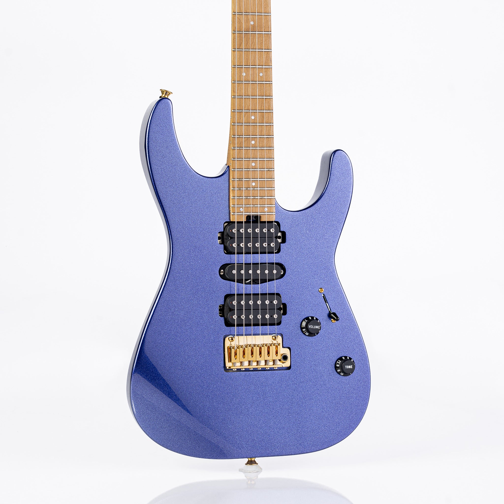 ほぼ新品CHARVEL Pro-Mod DK24 HH 2PT Blue Dinky™ (DK) :: Pro-Mod DK24 HH 2PT CM QM, Caramelized Maple