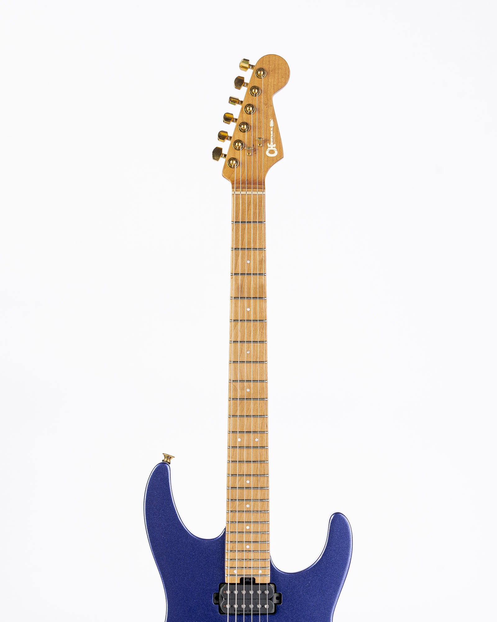 USED Charvel Pro-Mod DK24 HSH 2PT Caramelized Maple - Mystic Blue