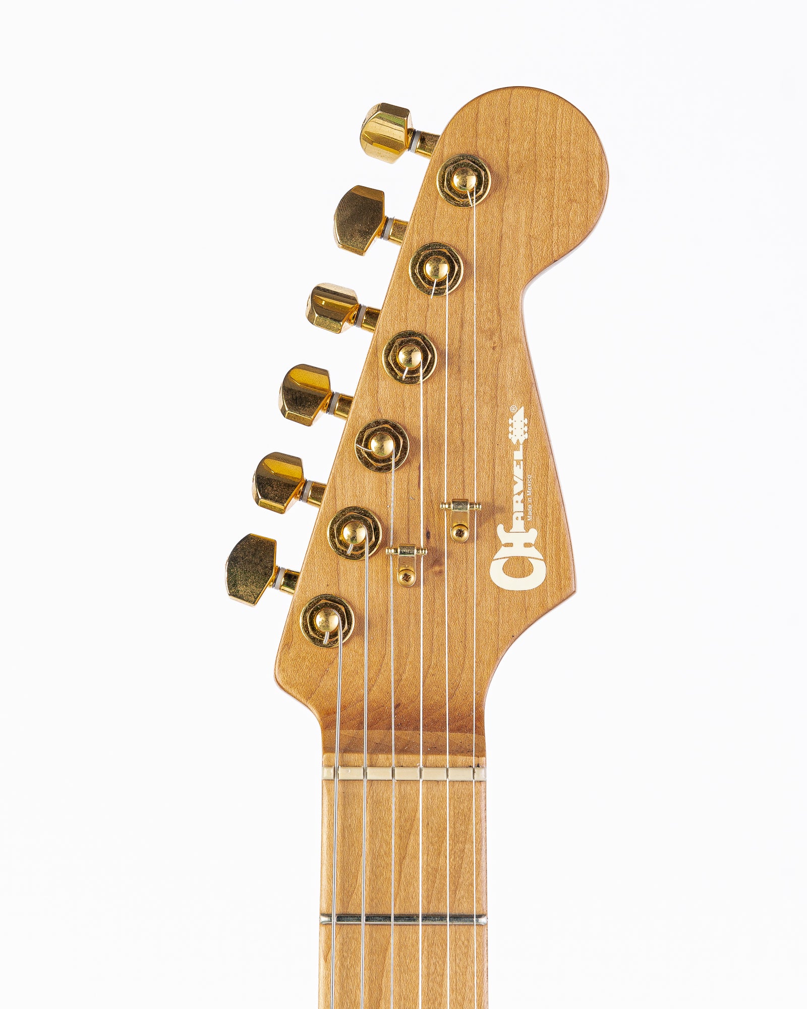 USED Charvel Pro-Mod DK24 HSH 2PT Caramelized Maple - Mystic Blue