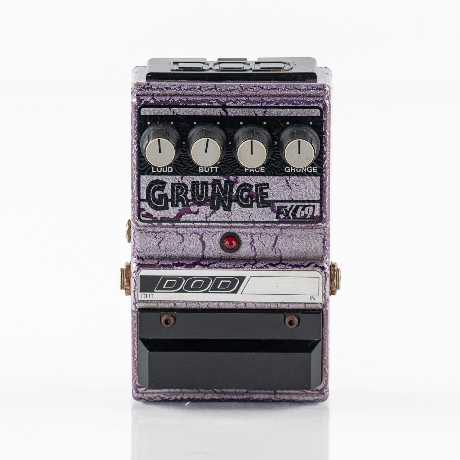 USED 1993 DOD FX69 Grunge Distortion Guitar Pedal - BUTT FACE Version