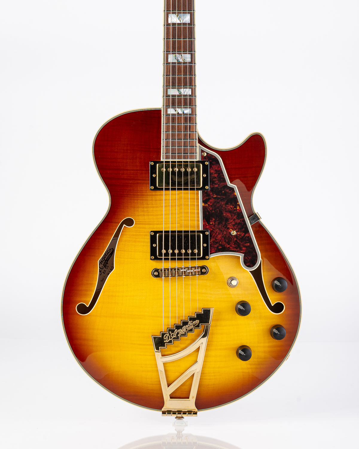 USED D'Angelico Excel SS Semi-Hollow Electric Guitar- Iced Tea w/HSC