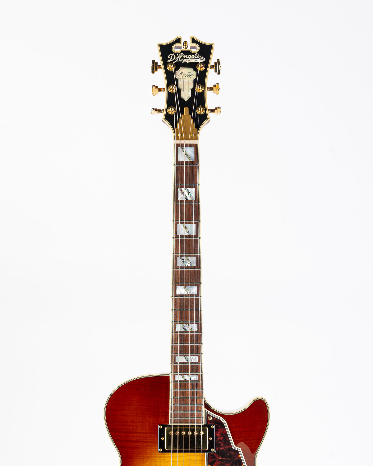 USED D'Angelico Excel SS Semi-Hollow Electric Guitar- Iced Tea w/HSC