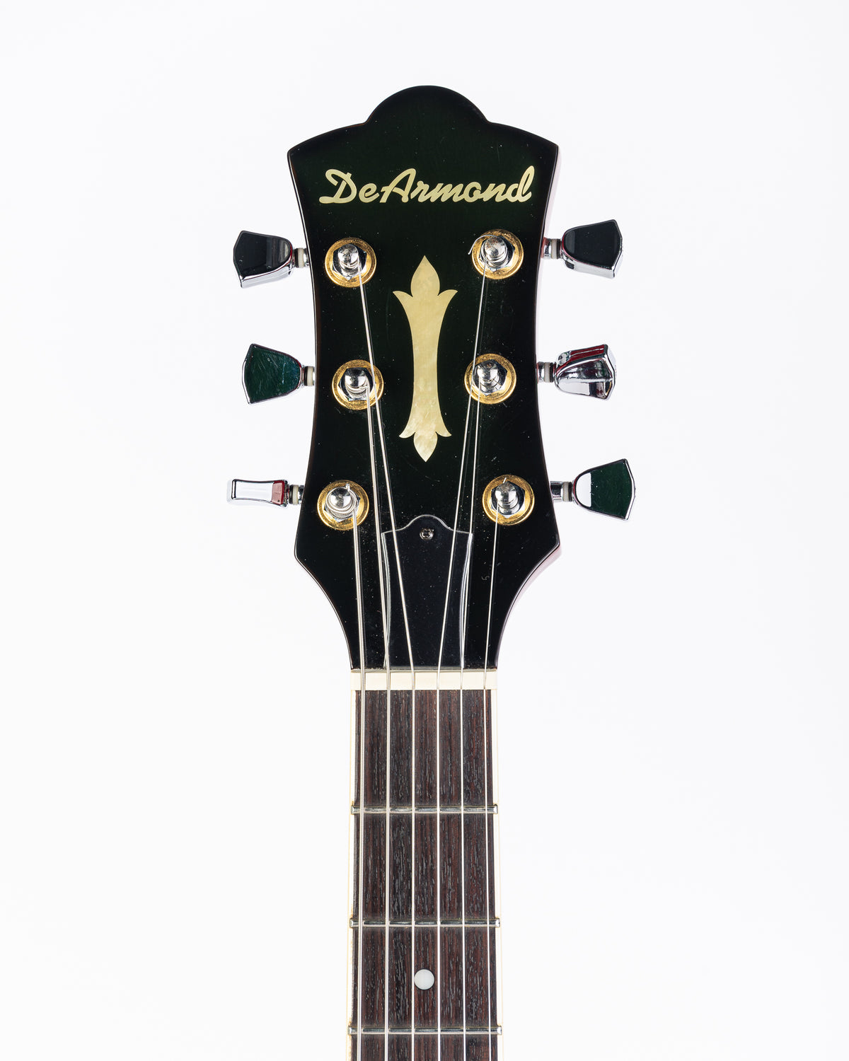 USED DeArmond M-72 Bluesbird Electric Guitar - Red with Original Hardshell Case