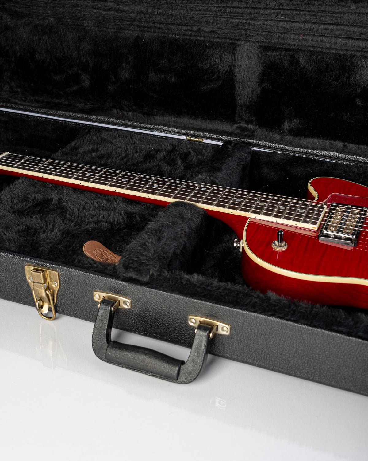 USED DeArmond M-72 Bluesbird Electric Guitar - Red with Original Hardshell Case
