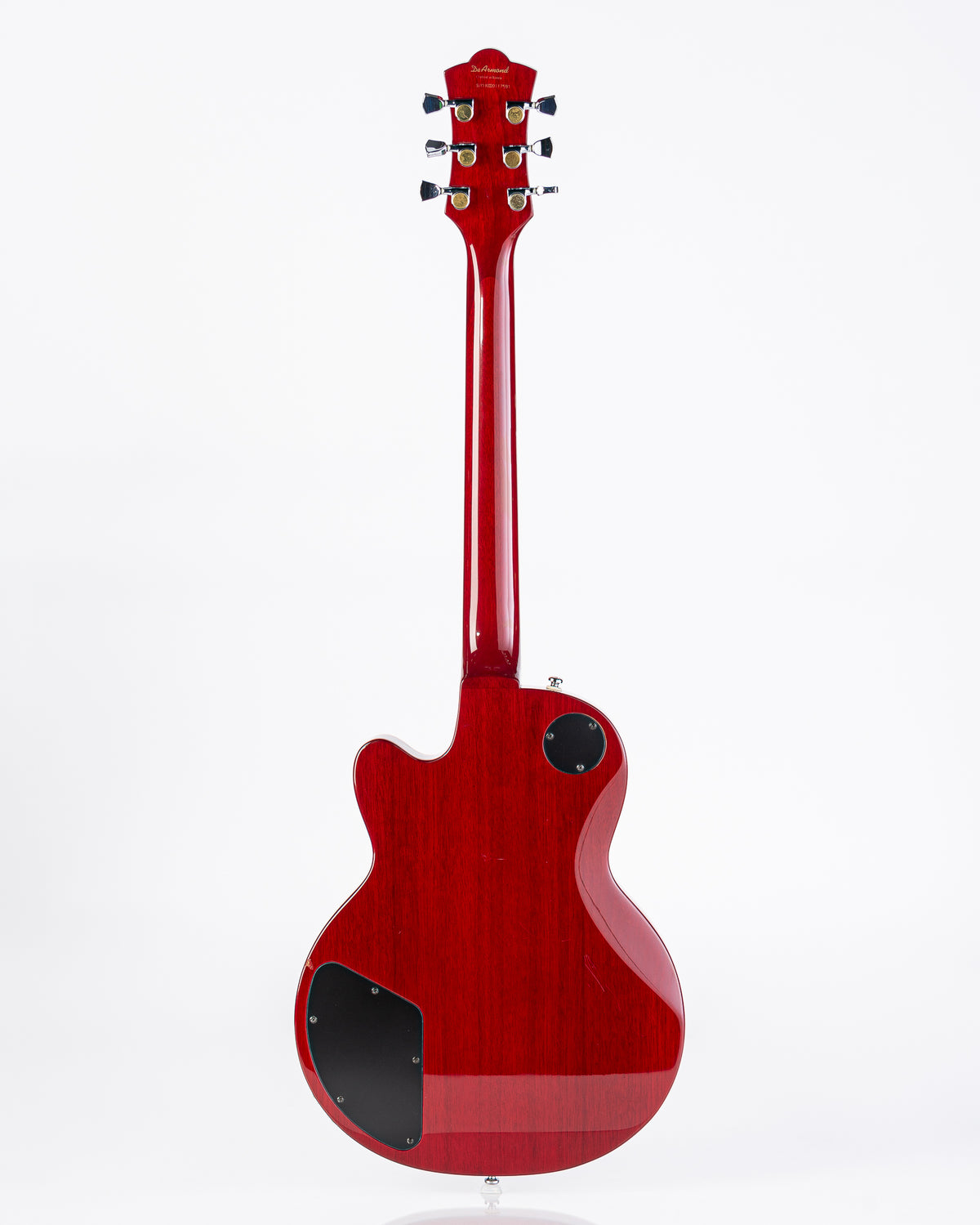 USED DeArmond M-72 Bluesbird Electric Guitar - Red with Original Hardshell Case