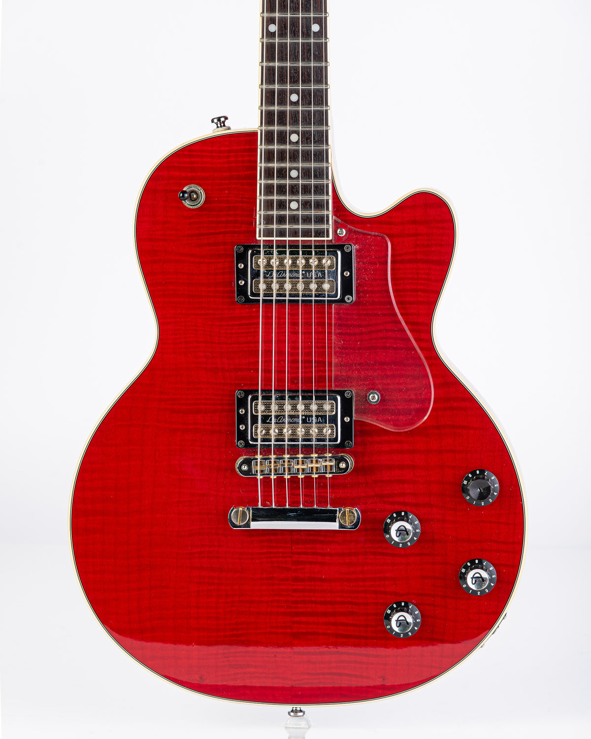 USED DeArmond M-72 Bluesbird Electric Guitar - Red with Original Hardshell Case