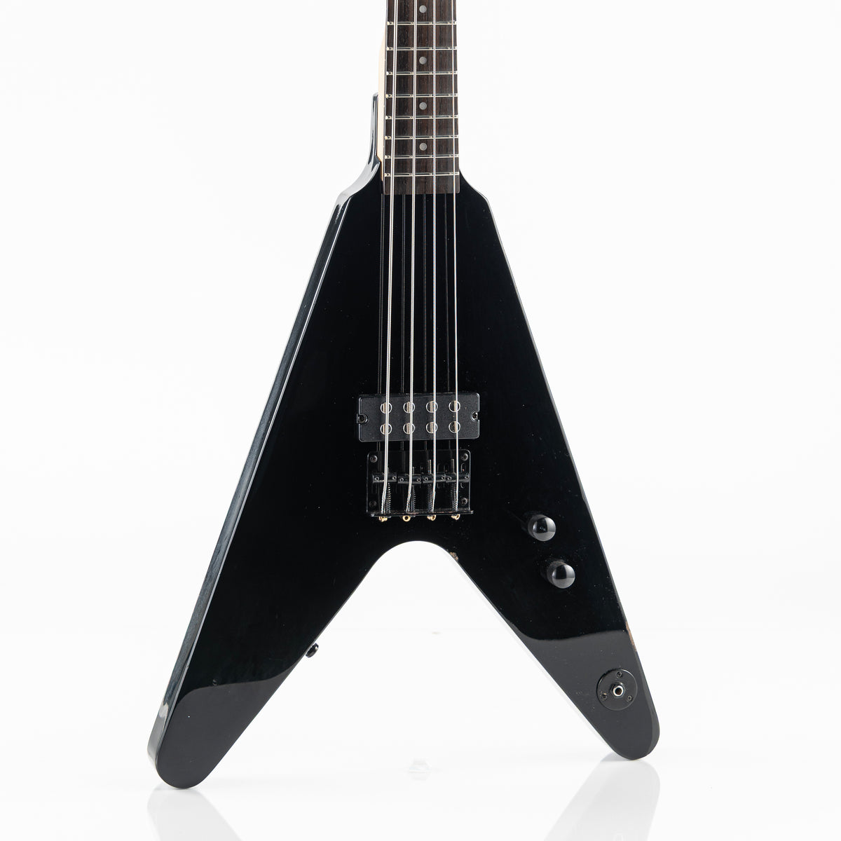 USED Dean V Metalman Electric Bass - Black