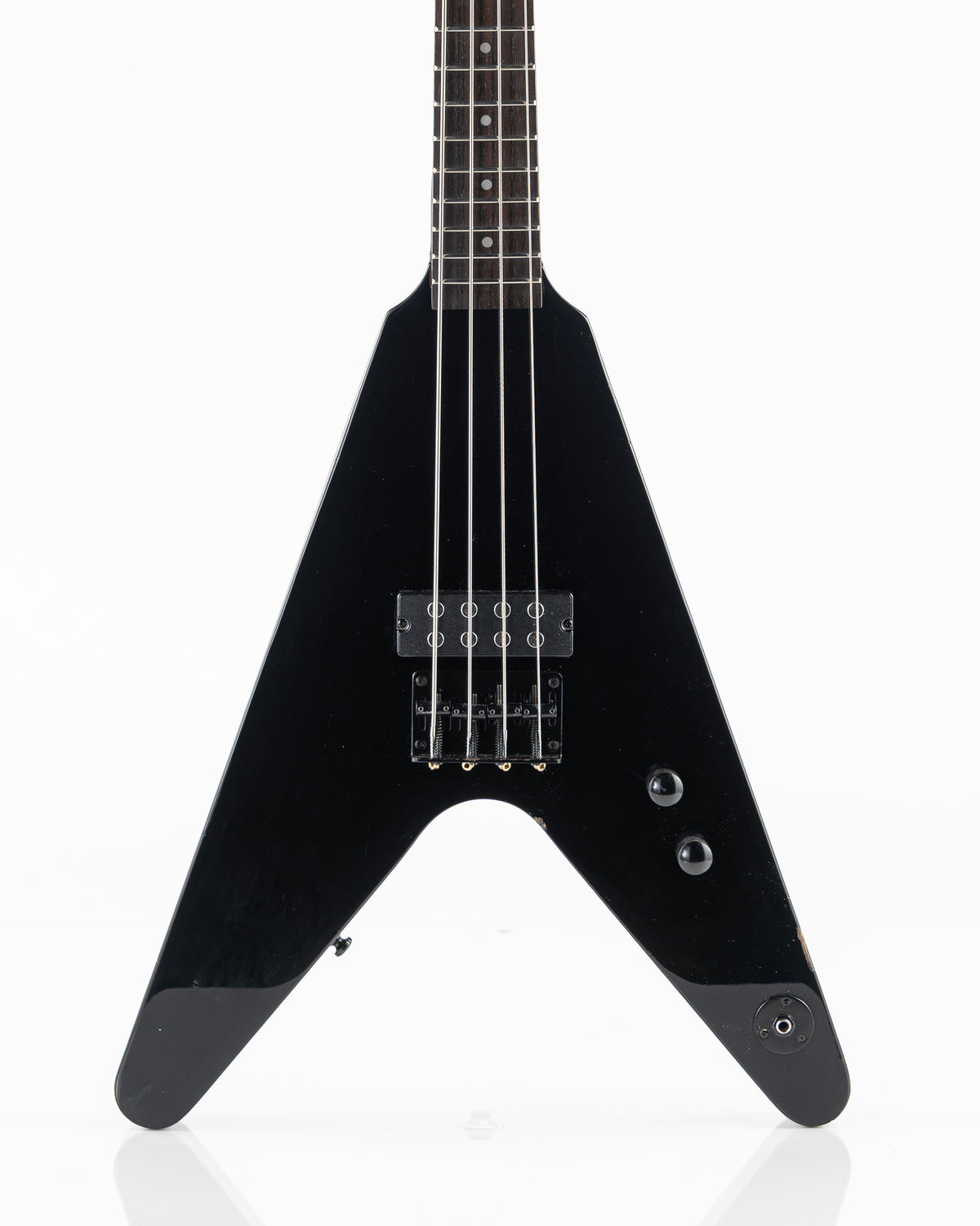USED Dean V Metalman Electric Bass - Black