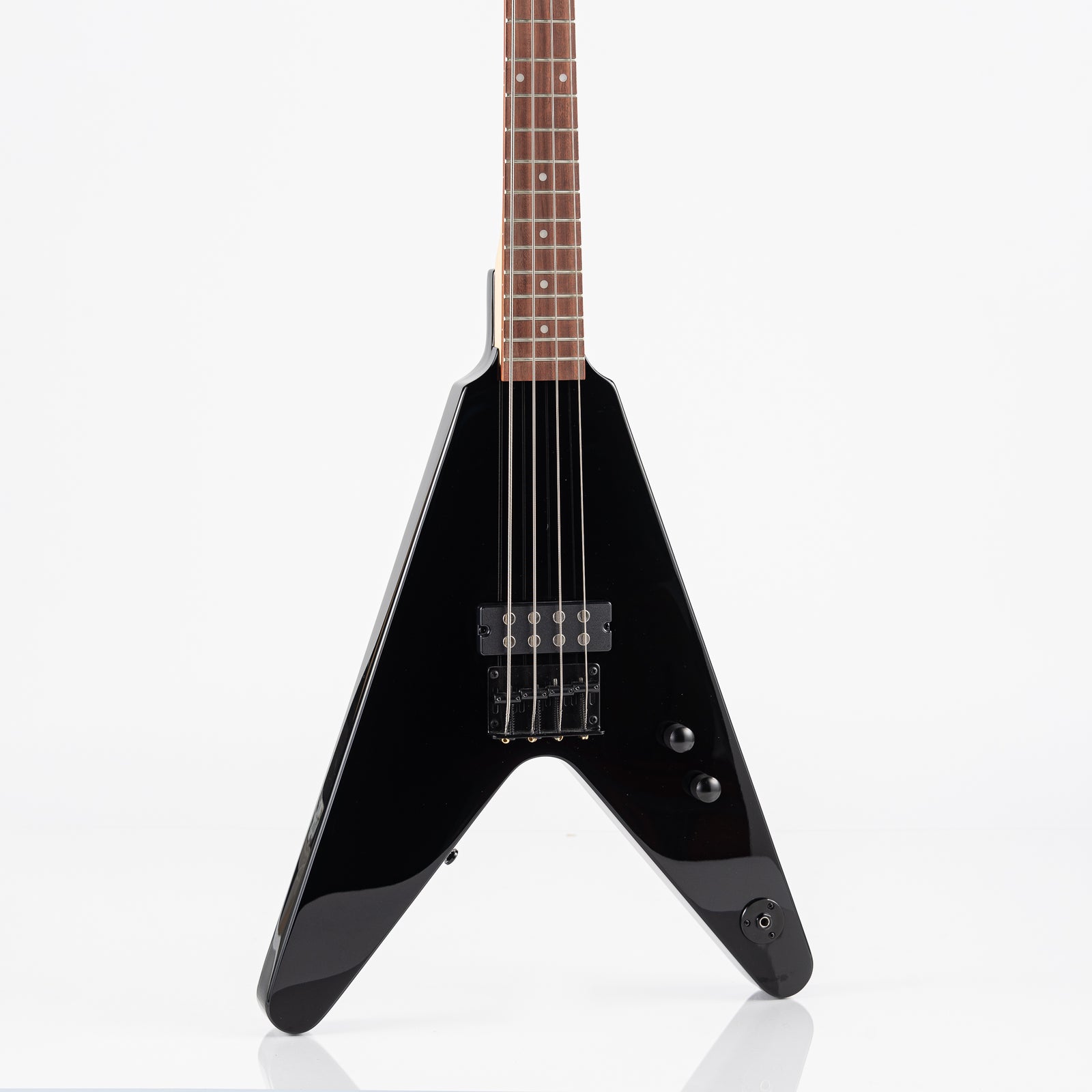 USED Dean V Metalman Electric Bass - Black