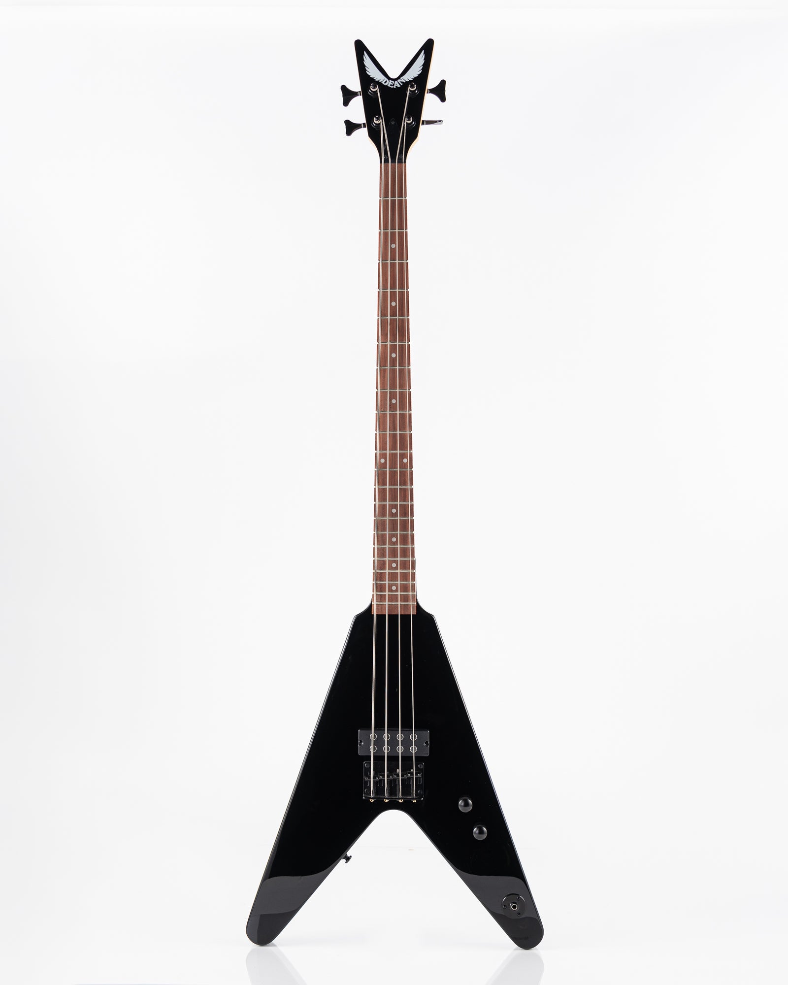 USED Dean V Metalman Electric Bass - Black