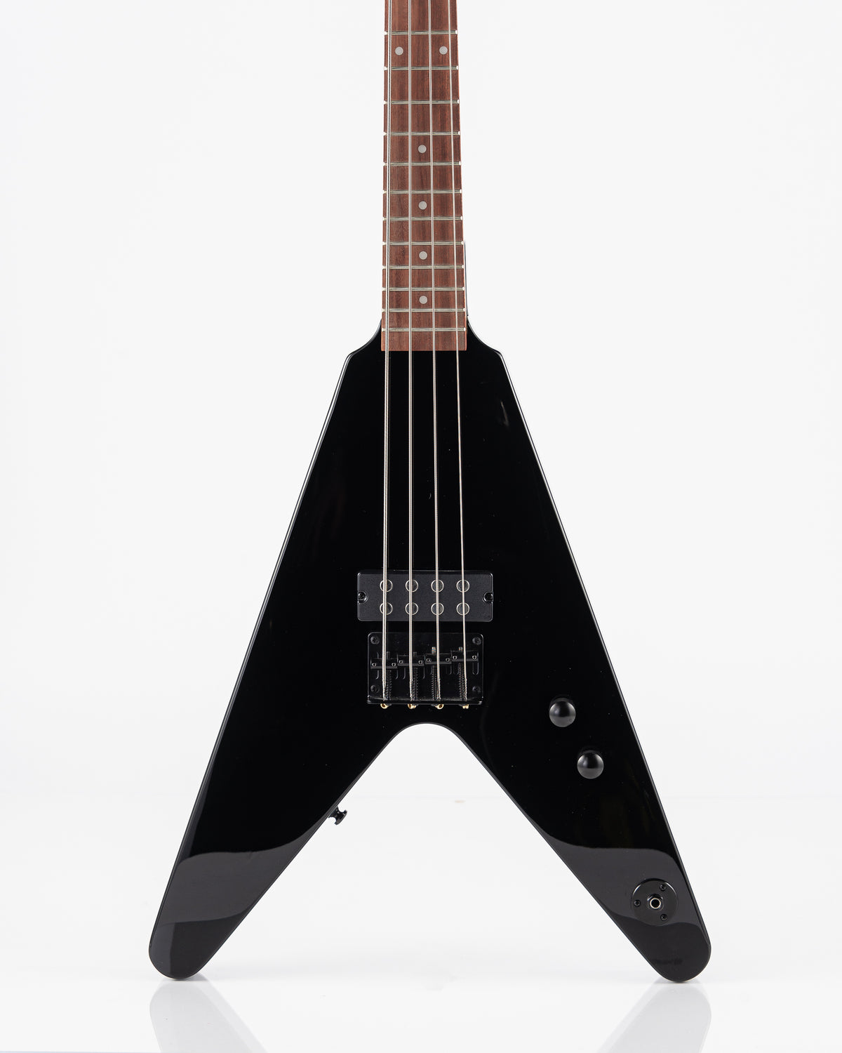 USED Dean V Metalman Electric Bass - Black
