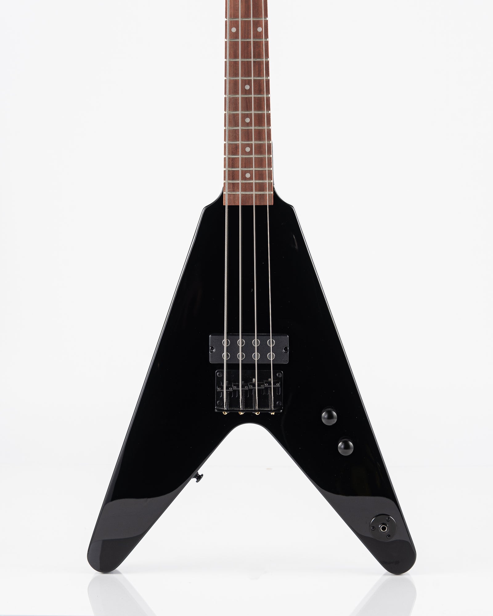 USED Dean V Metalman Electric Bass - Black