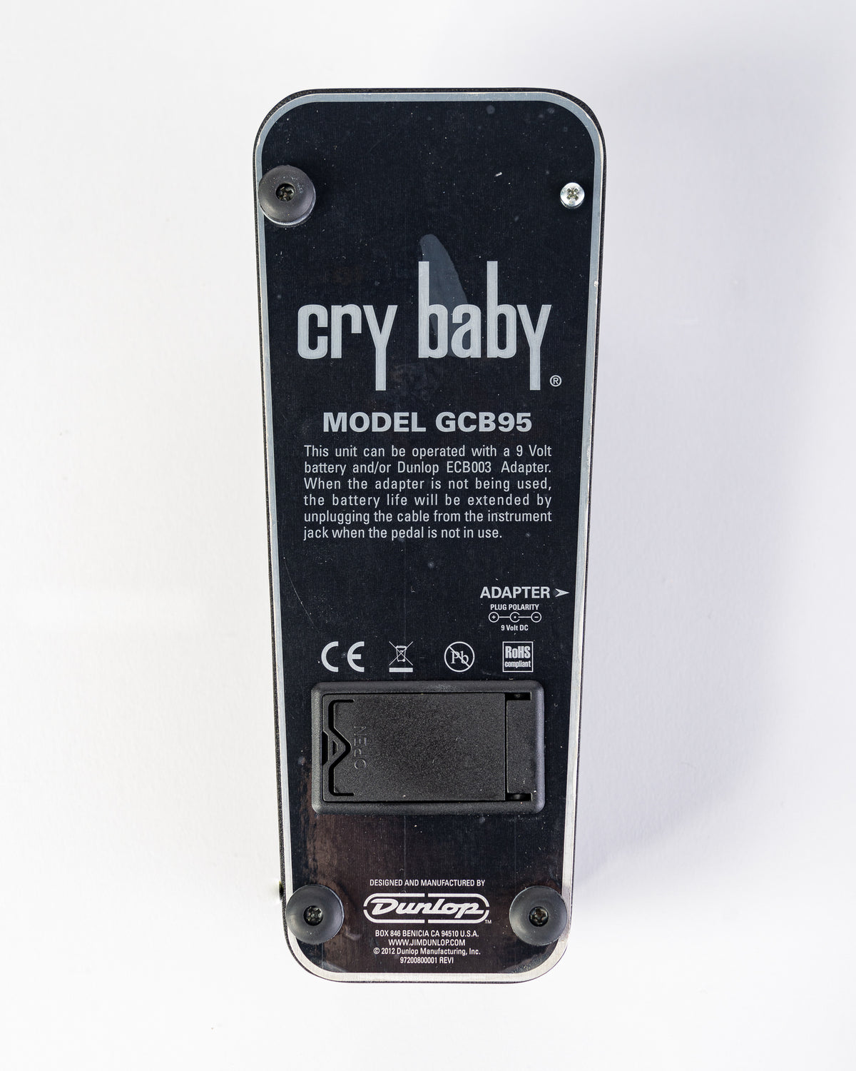 USED Dunlop Cry Baby GCB95 w/ Truetone 1 Spot Power Supply