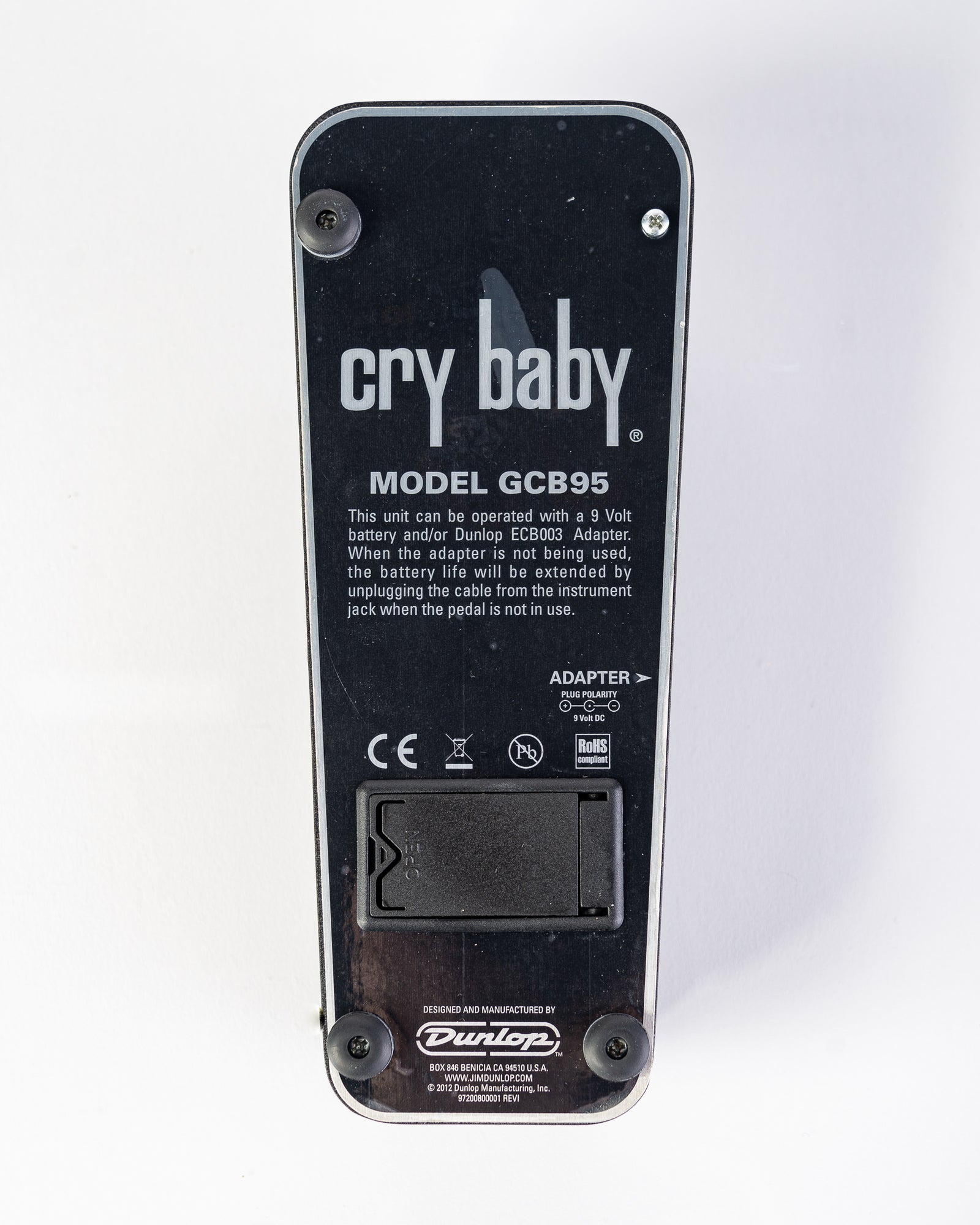 USED Dunlop Cry Baby GCB95 w/ Truetone 1 Spot Power Supply