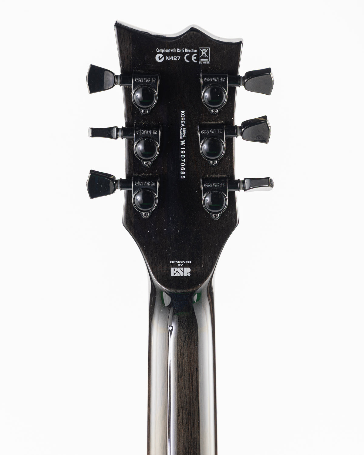 USED 2019 ESP LTD Deluxe EC-1000ET FM Electric Guitar - See Thru Black