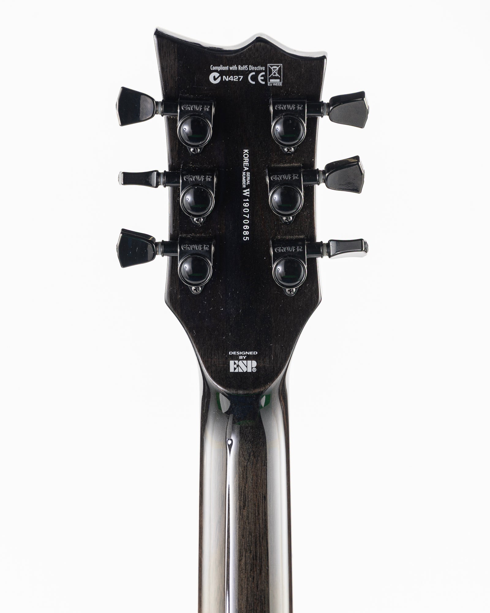 USED 2019 ESP LTD Deluxe EC-1000ET FM Electric Guitar - See Thru Black