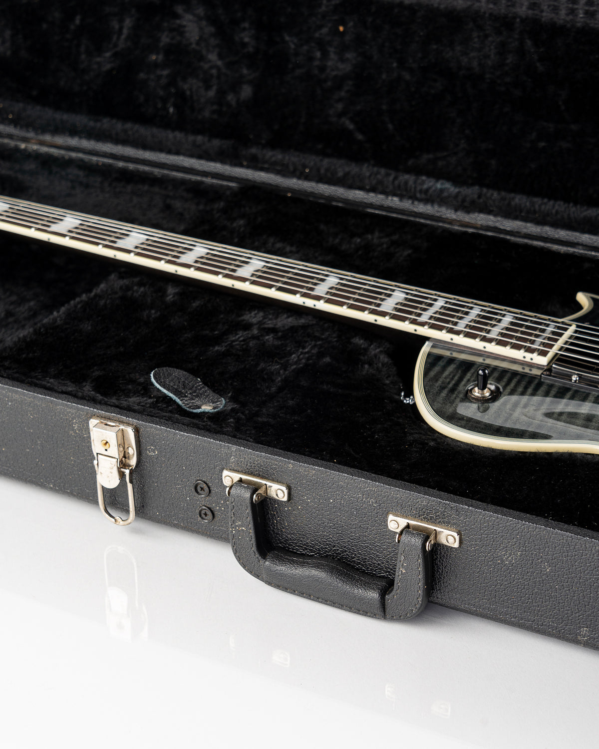 USED 2019 ESP LTD Deluxe EC-1000ET FM Electric Guitar - See Thru Black