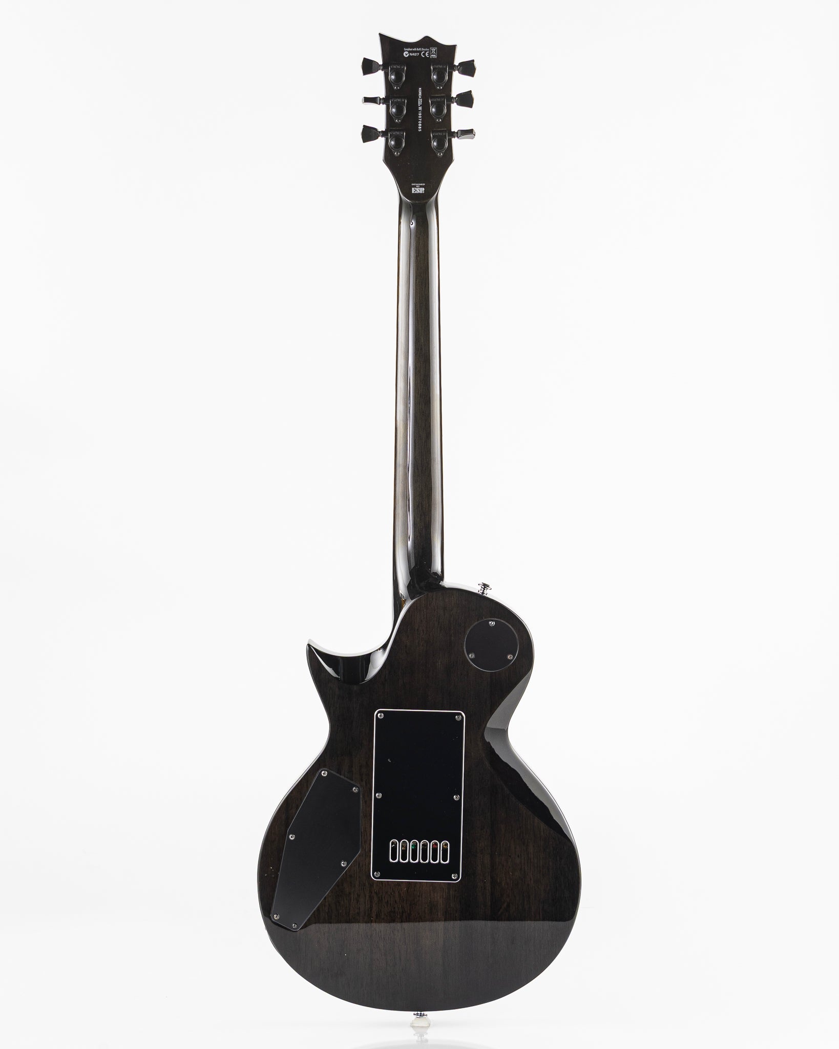 USED 2019 ESP LTD Deluxe EC-1000ET FM Electric Guitar - See Thru Black