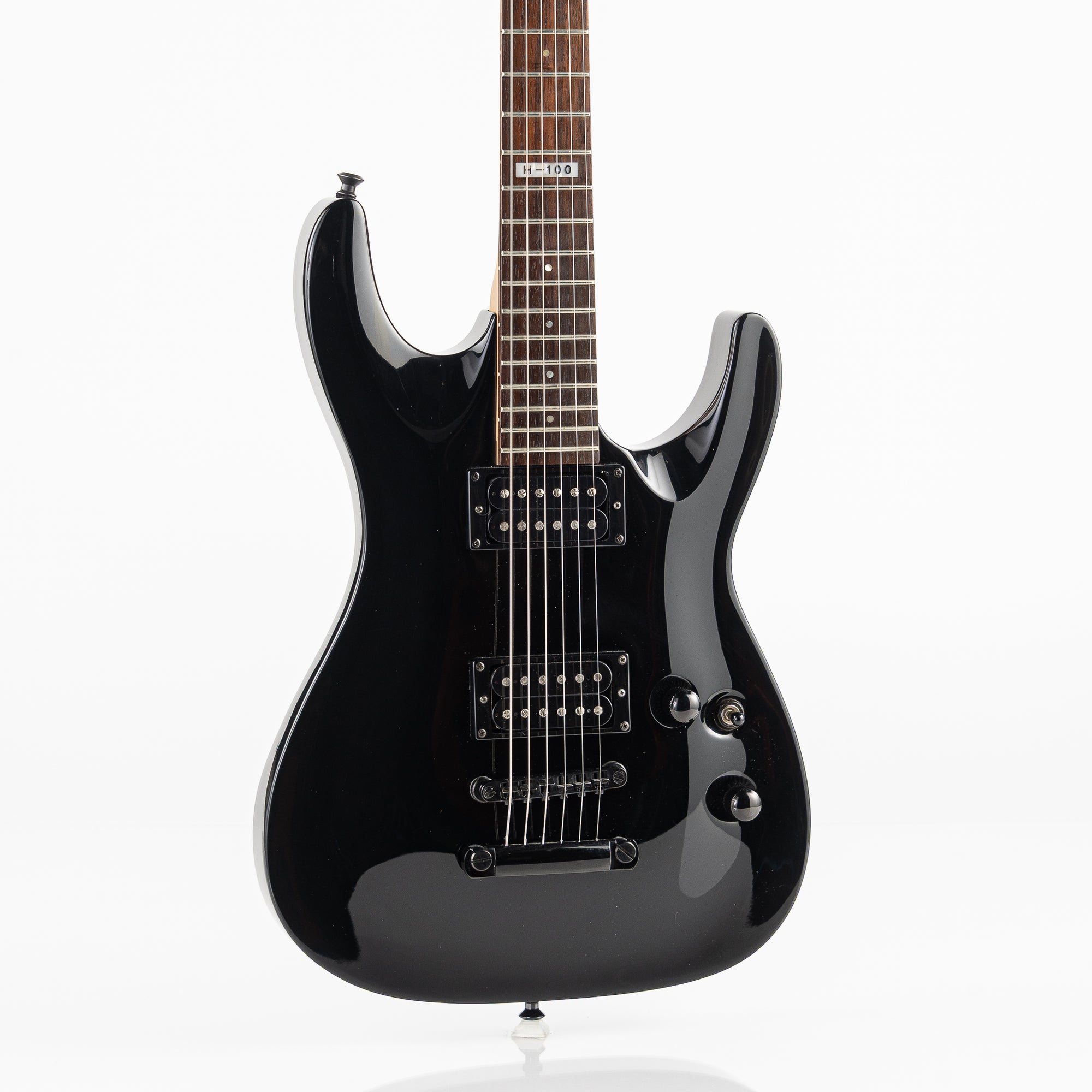 USED 2002 ESP LTD H-100 Electric Guitar - Gloss Black - Rock City