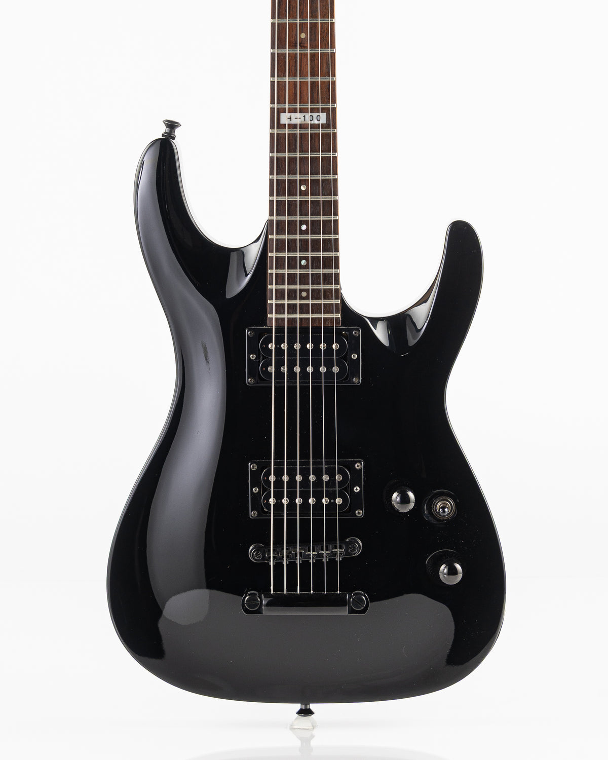 USED 2002 ESP LTD H-100 Electric Guitar - Gloss Black