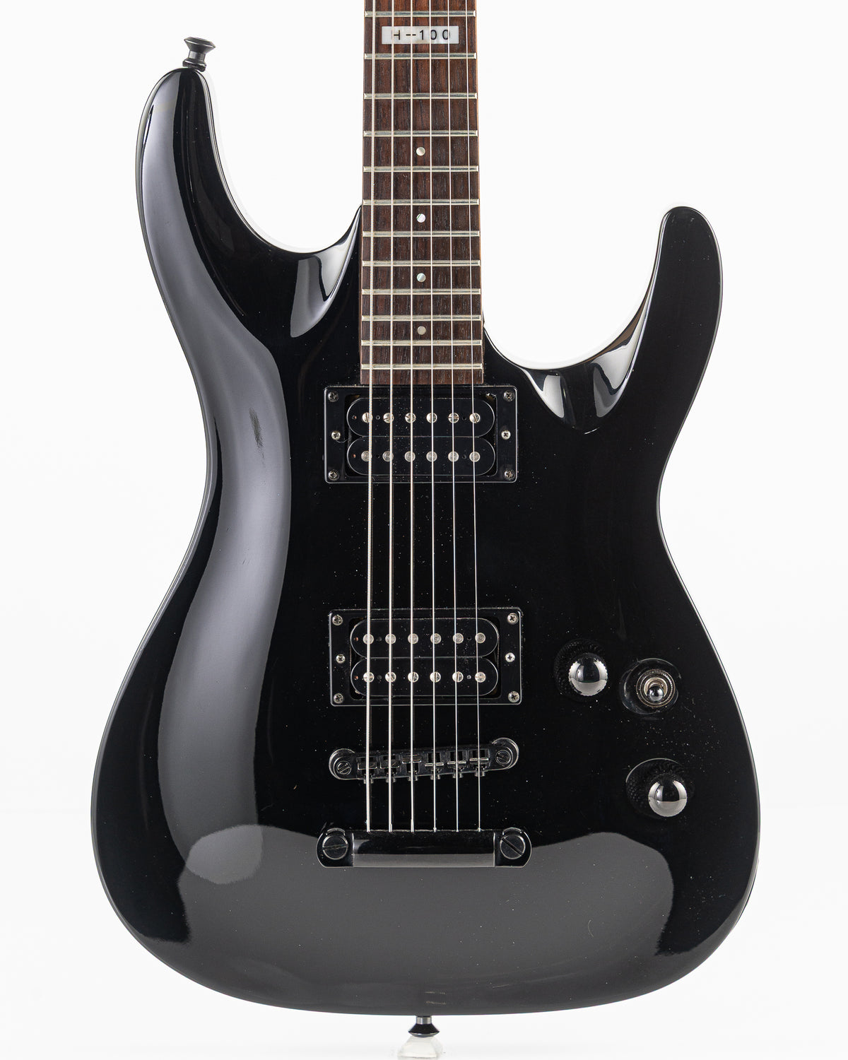 USED 2002 ESP LTD H-100 Electric Guitar - Gloss Black