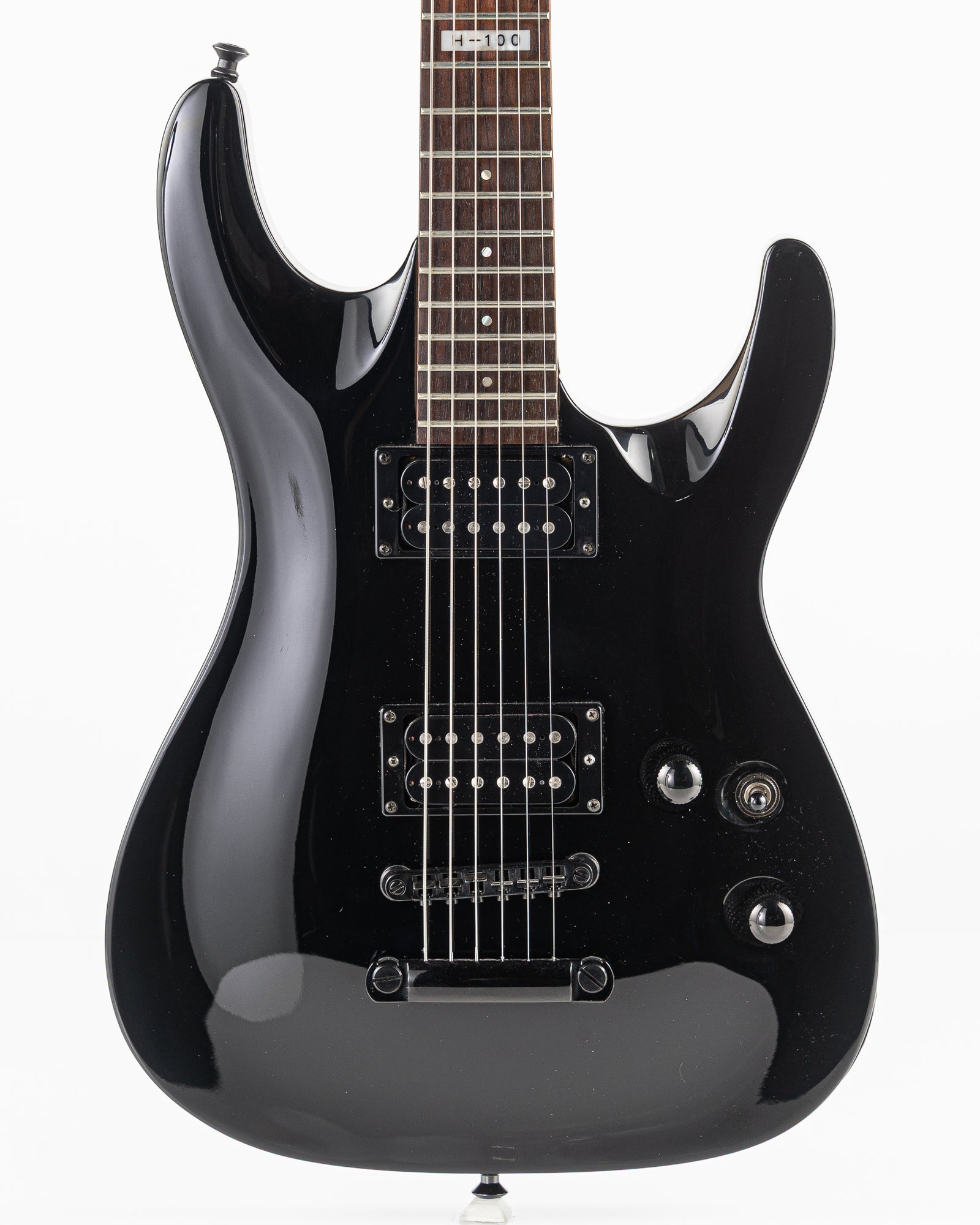 USED 2002 ESP LTD H-100 Electric Guitar - Gloss Black