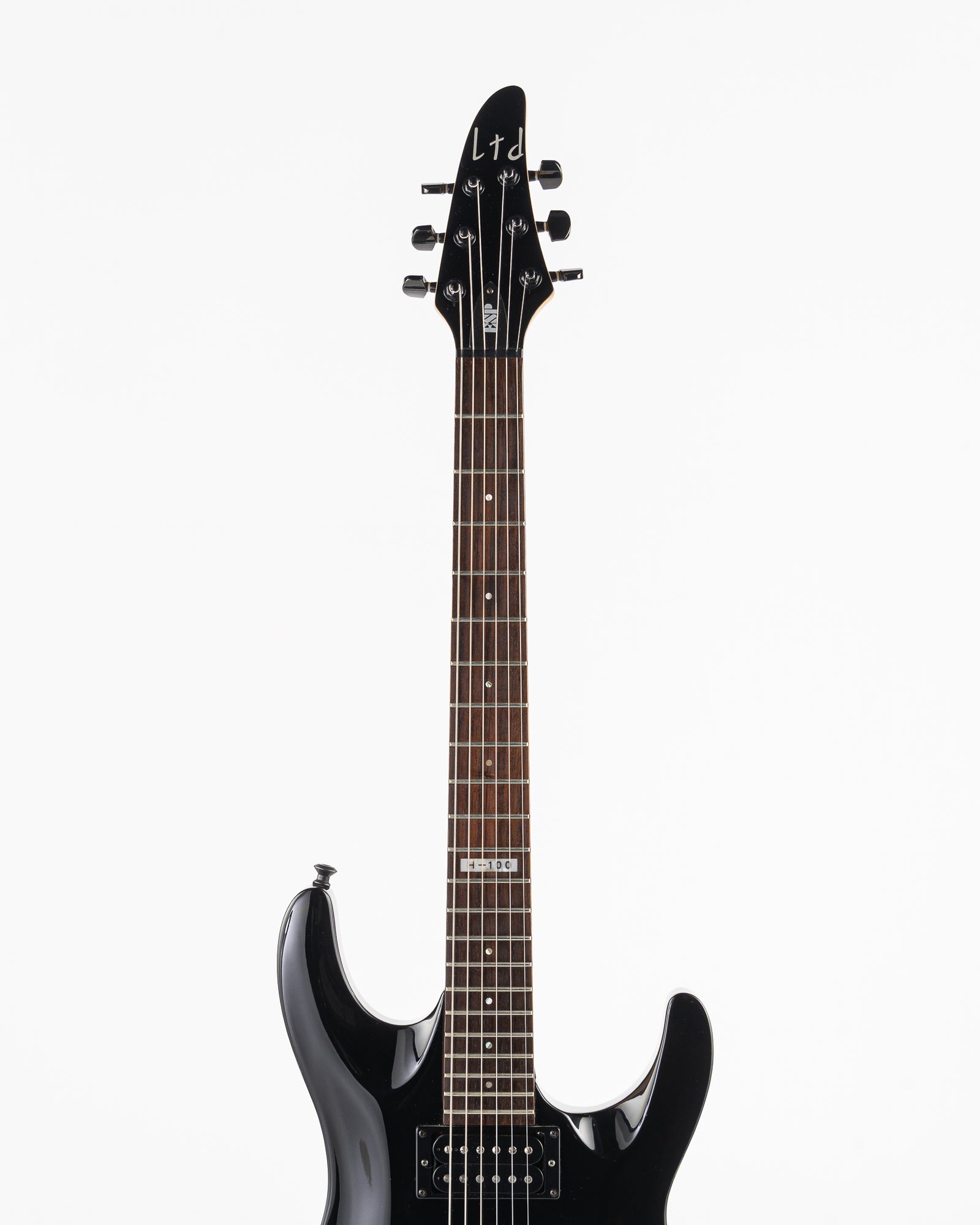 USED 2002 ESP LTD H-100 Electric Guitar - Gloss Black