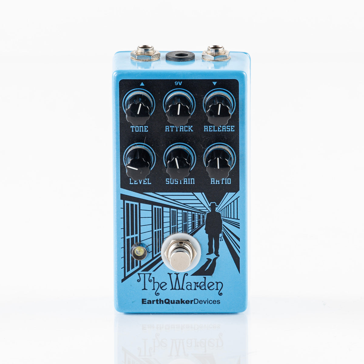 USED Earthquaker Devices The Warden V1 Optical Compressor Guitar Pedal