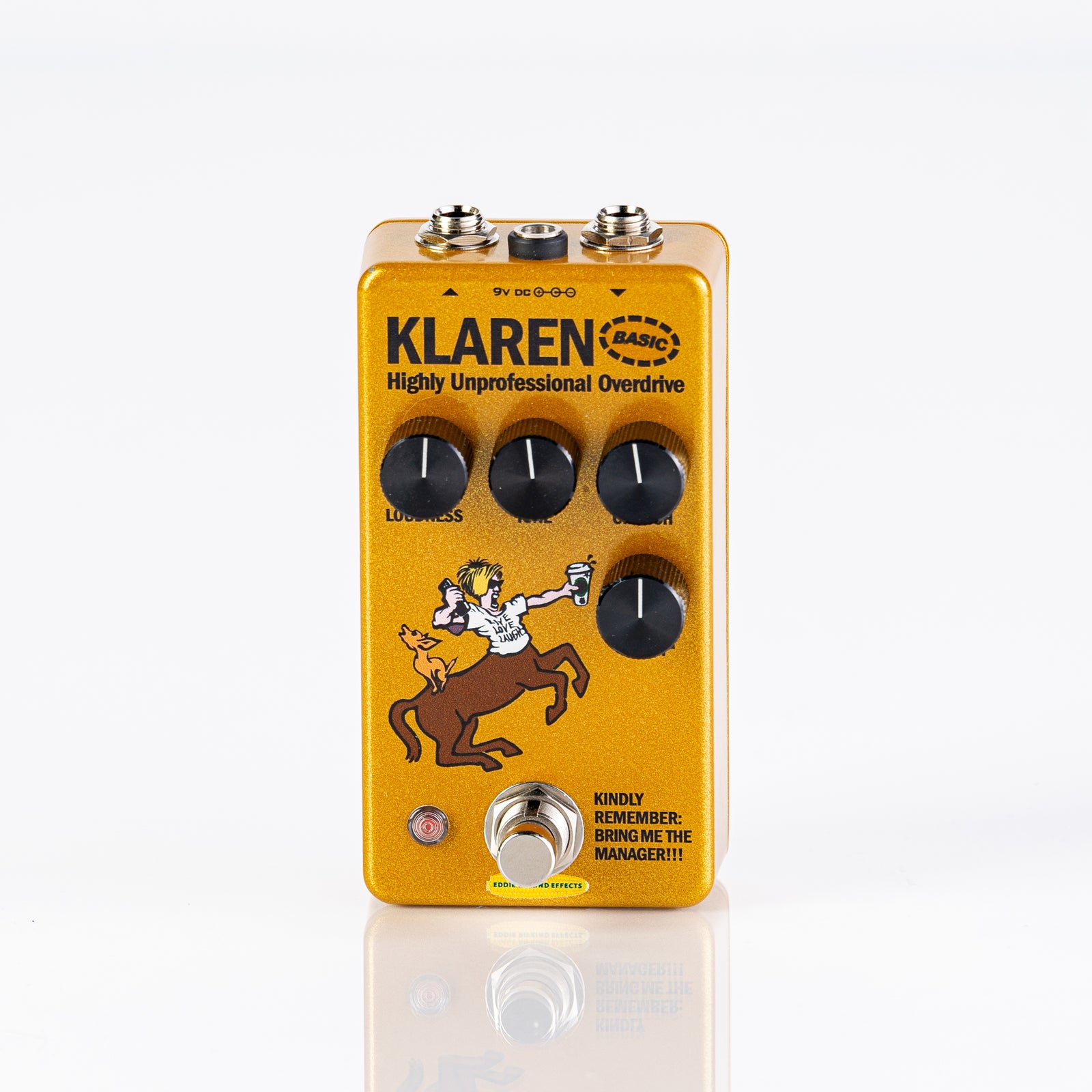 USED Eddie Rifkind Effects Klaren Basic Highly Unprofessional Overdrive Guitar Pedal
