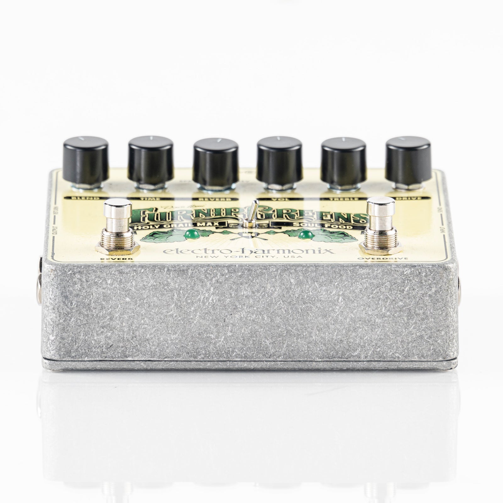 USED Electro-Harmonix Turnip Greens Overdrive and Reverb Dual Pedal