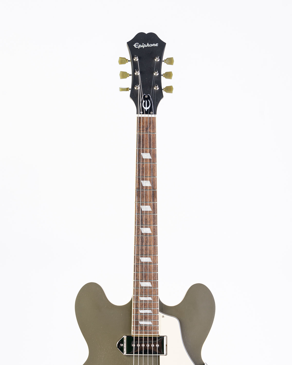 USED Epiphone Casino Electric Guitar - Worn Olive Drab w/bag