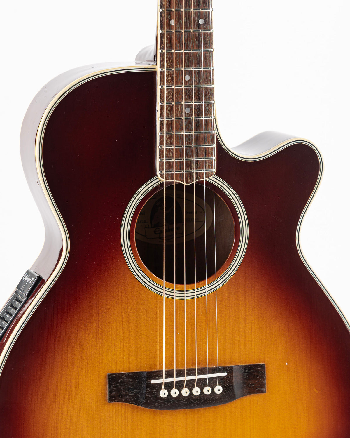 USED 90's Epiphone Orville EO-1 VSB Acoustic Electric Guitar - Vintage Sunburst