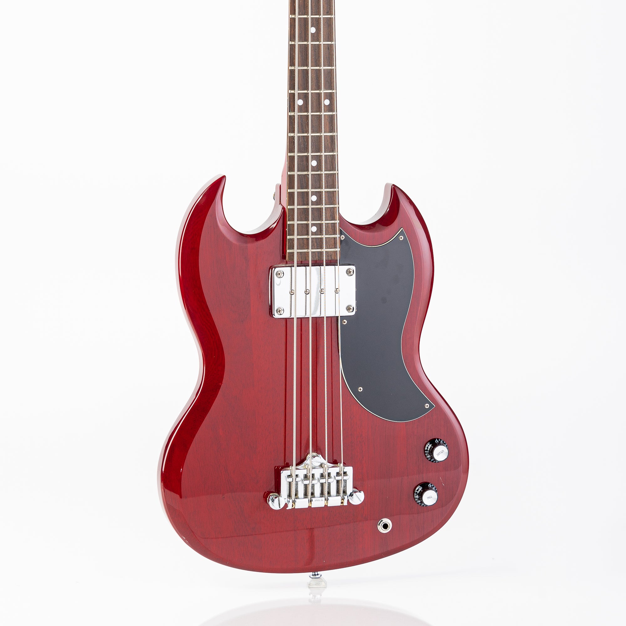 USED Epiphone EB-0 Bass Guitar - Cherry Red