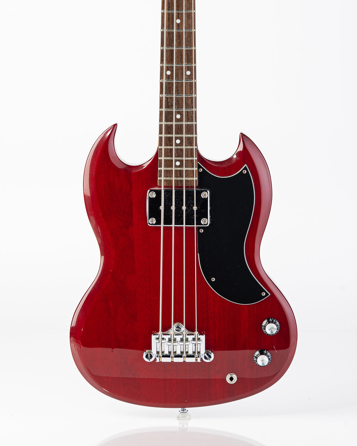 USED Epiphone EB-0 Bass Guitar - Cherry Red