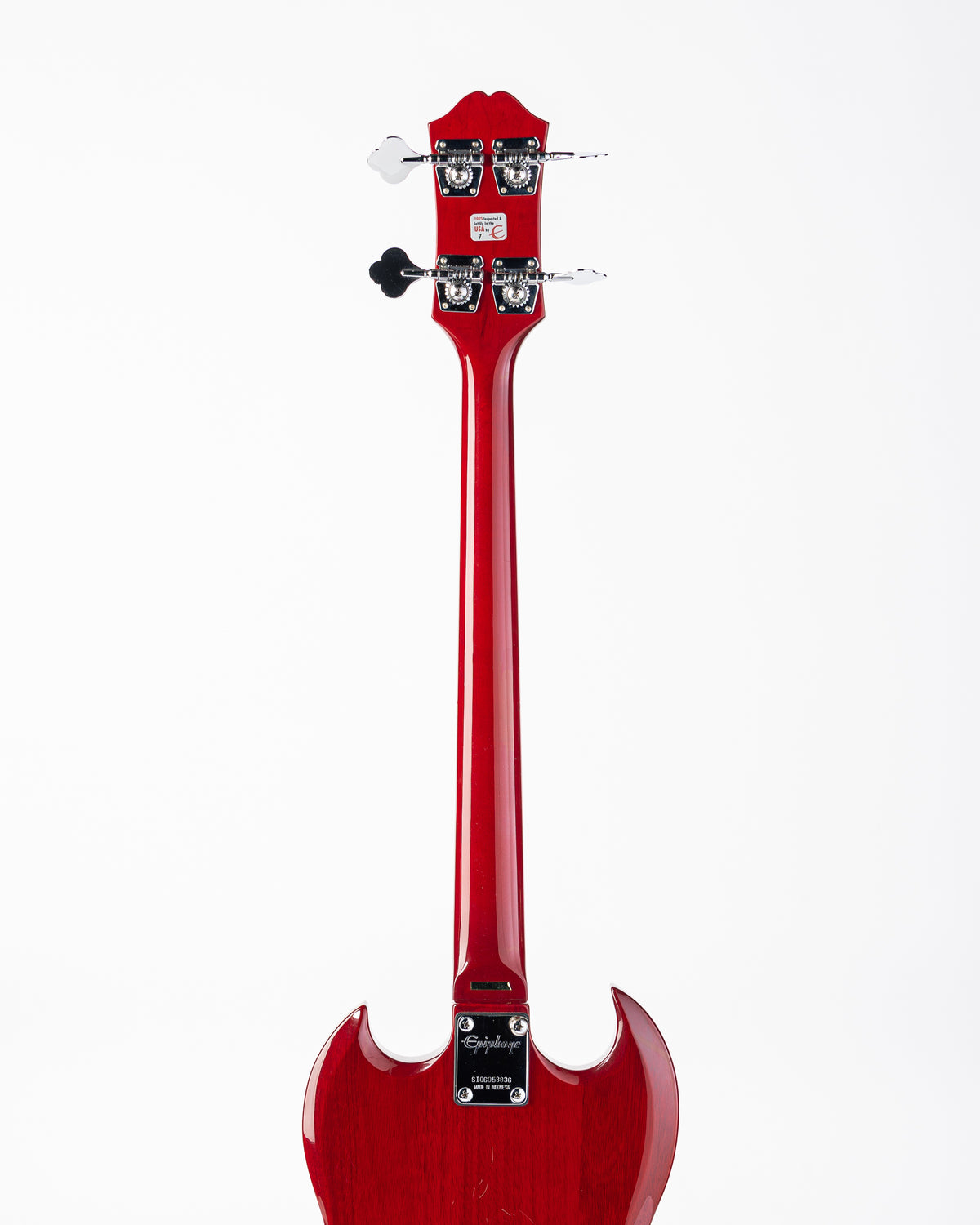 USED Epiphone EB-0 Bass Guitar - Cherry Red